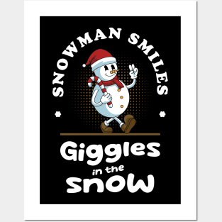 Funny Snowman Posters and Art